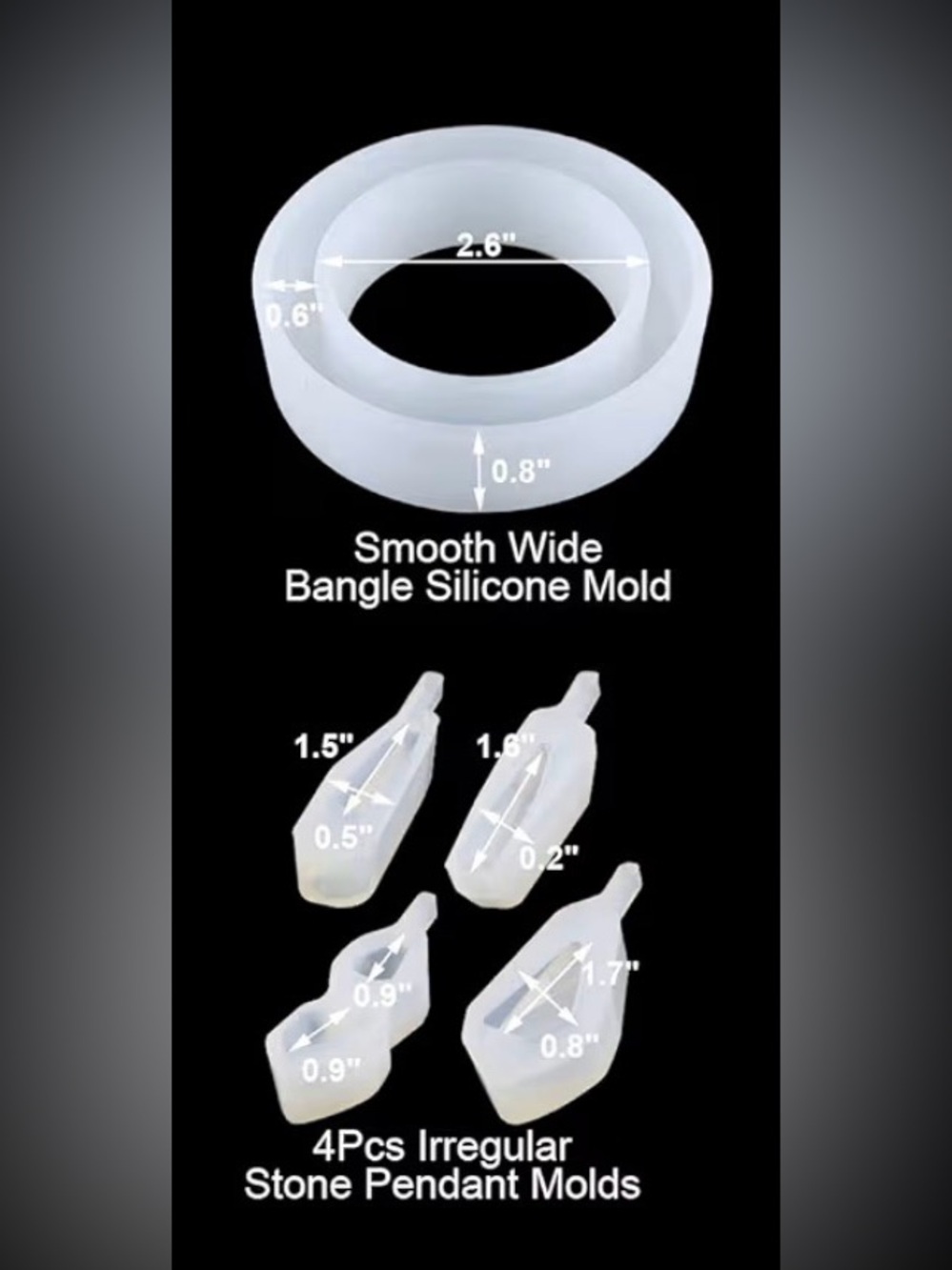 Silicone Resin Mold Kit Pieces - Picture 10 of 13